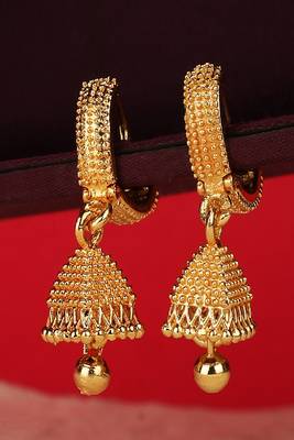 Traditional Gold Plated Jhumki Earring for Women and Girls 1