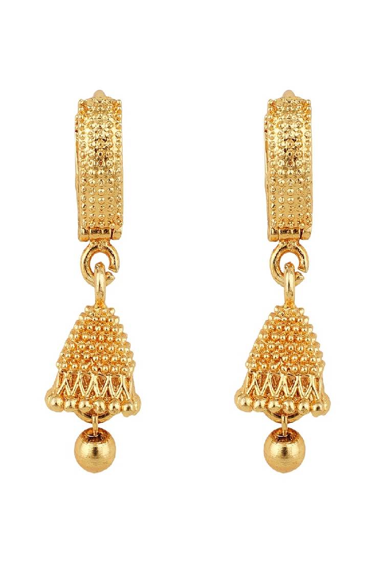 Traditional Gold Plated Jhumki Earring for Women and Girls