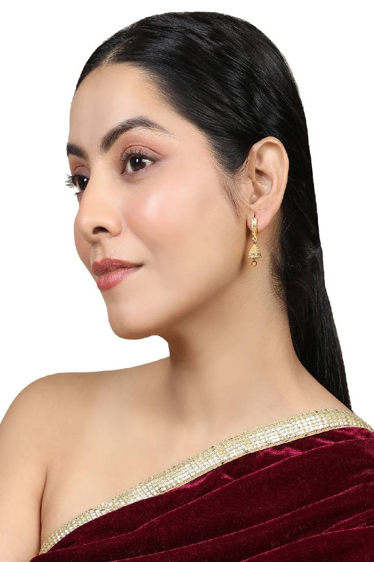 Traditional Gold Plated Jhumki Earring for Women and Girls