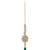 Statement Gold Plated Green Colored Kundan Studded Pearl Drop Necklace Set with Earring