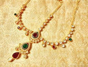 Royal wedding jewellery mathapatti maang tikka 1