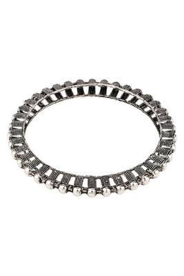 Contemporary Oxidised 3D effect Bangle Set of 4 Bangles for Girls and Women. 4
