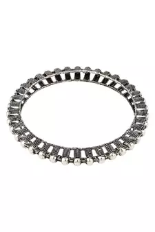 Contemporary Oxidised 3D effect Bangle Set of 4 Bangles for Girls and Women.