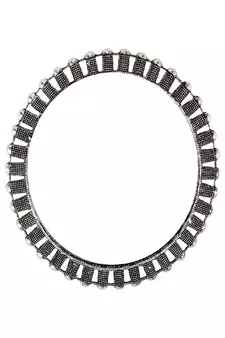 Contemporary Oxidised 3D effect Bangle Set of 4 Bangles for Girls and Women.