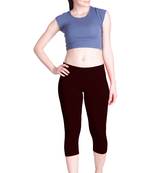 Lyra Deep Maroon Free Size Capri