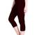 Lyra Deep Maroon Free Size Capri