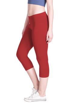 Lyra Parry Red Free Size Capri