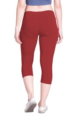Lyra Parry Red Free Size Capri 3