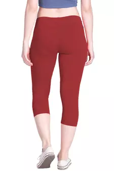 Lyra Parry Red Free Size Capri