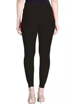 Lyra Deep Grey Free Size Ankle Leggings