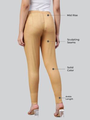 Lyra Copper Free Size Ankle Leggings 2