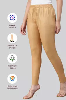 Lyra Copper Free Size Ankle Leggings