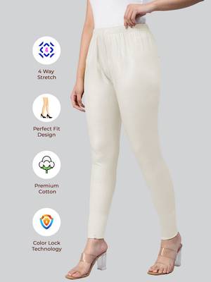 Lyra Silver Free Size Ankle Leggings 3