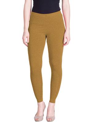 Lyra Medium Gold Free Size Ankle Leggings 1