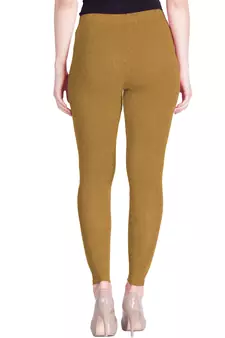 Lyra Medium Gold Free Size Ankle Leggings