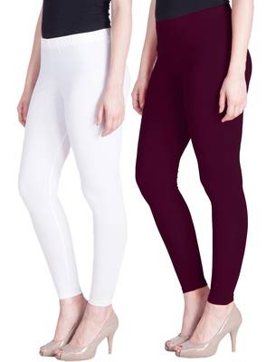 Lyra Multicolour Free Size Ankle Leggings 1