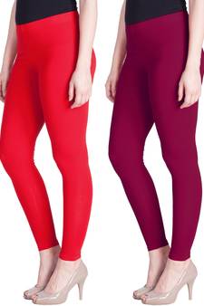 Lyra Multicolour Free Size Ankle Leggings