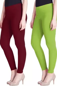 Lyra Multicolour Free Size Ankle Leggings