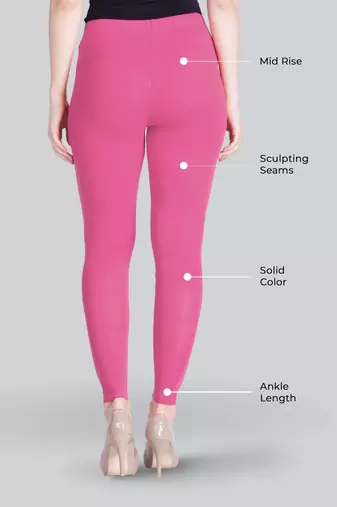 Lyra Romantic Rani Free Size Ankle Leggings