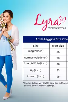 Lyra Multicolour Free Size Ankle Leggings