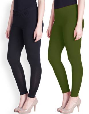 Lyra Multicolour Free Size Ankle Leggings 1
