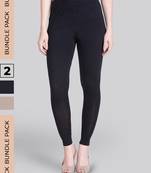 Lyra Multicolour Free Size Ankle Leggings