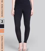 Lyra Multicolour Free Size Ankle Leggings