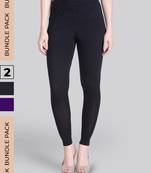 Lyra Multicolour Free Size Ankle Leggings