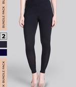 Lyra Multicolour Free Size Ankle Leggings