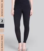 Lyra Multicolour Free Size Ankle Leggings