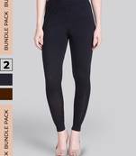 Lyra Multicolour Free Size Ankle Leggings