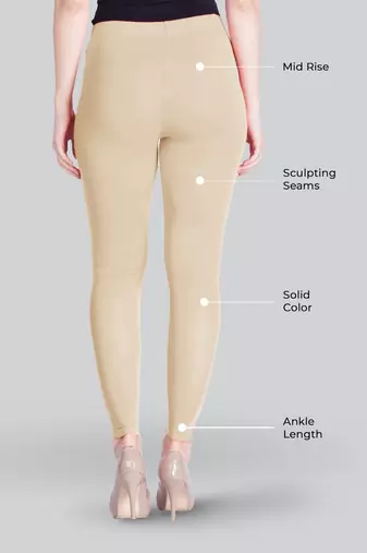 Lyra Multicolour Free Size Ankle Leggings