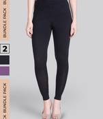 Lyra Multicolour Free Size Ankle Leggings