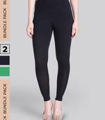 Lyra Multicolour Free Size Ankle Leggings