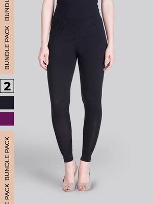 Lyra Multicolour Free Size Ankle Leggings 1