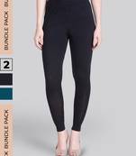 Lyra Multicolour Free Size Ankle Leggings