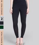 Lyra Multicolour Free Size Ankle Leggings