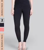 Lyra Multicolour Free Size Ankle Leggings