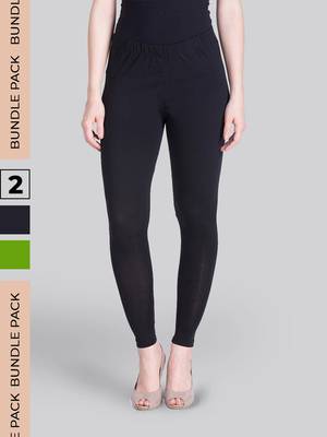 Lyra Multicolour Free Size Ankle Leggings 1