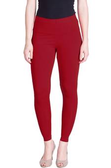 Lyra Parry Red Free Size Ankle Leggings