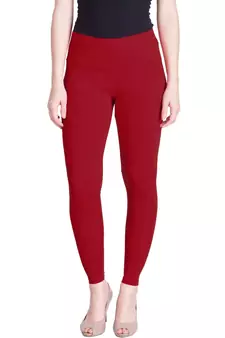 Lyra Parry Red Free Size Ankle Leggings