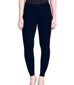 Lyra Deep Navy Free Size Ankle Leggings