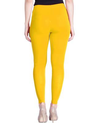 Lyra Lemon Free Size Ankle Leggings 2