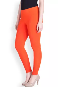 Lyra Mango Free Size Ankle Leggings