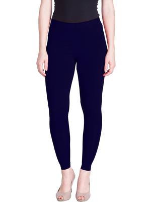 Lyra Navy Free Size Ankle Leggings 1