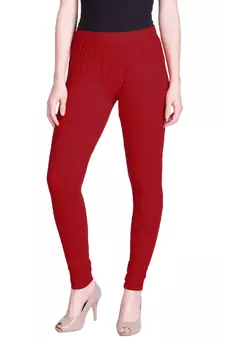 Lyra Parry Red Free Size Churidar Leggings