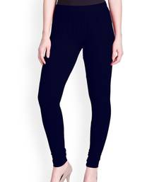 Lyra Deep Navy Free Size Churidar Leggings