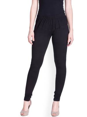 Lyra Black plus Free Size Churidar Leggings 1