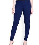 Lyra Royal Blue Free Size Churidar Leggings