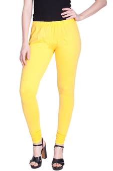 Lyra Lemon Free Size Churidar Leggings